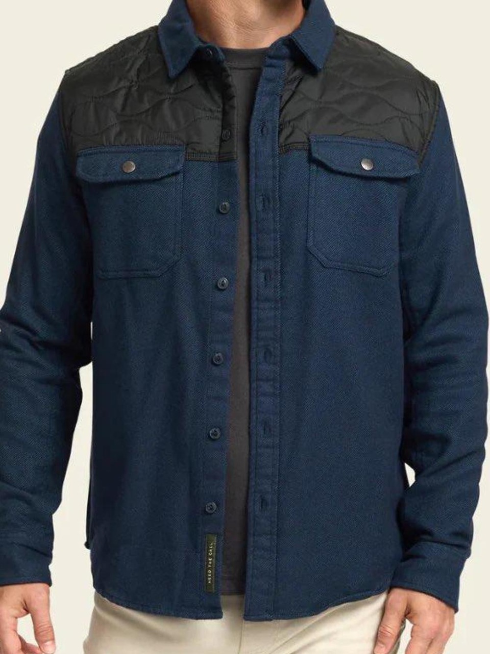 Howler Bros Quintana Quilted Flannel Quilted Flannel Shirt Size XXL Like New